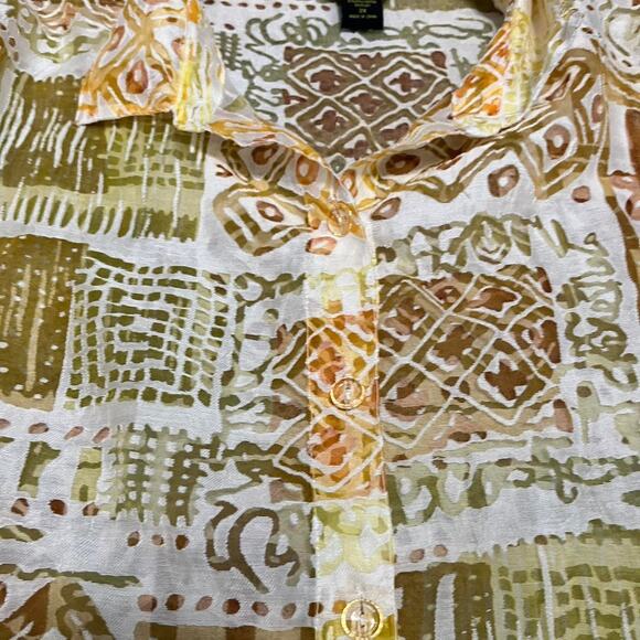 Boho elcc sheer patterned blouse - Picture 3 of 7
